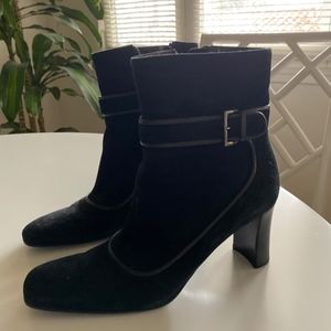 Via Spiga Black Suede Boots